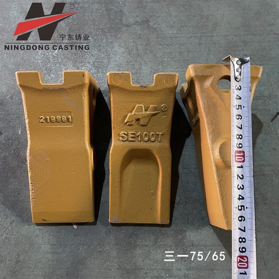 SE100T Sany Parts SY75-100 Midi Cloddiwr Bwced Wear Dannedd